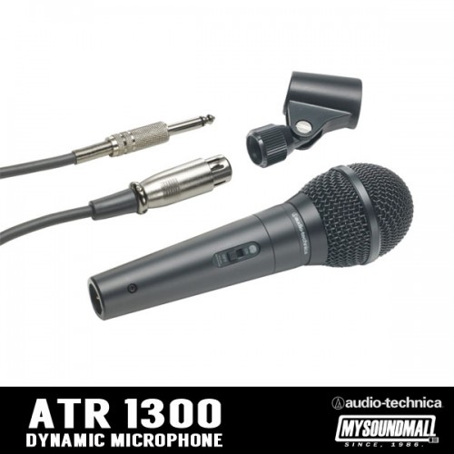 Audio Technica - ATR1300 ▷국내정품,오디오테크니카,공연용마이크,다이나믹마이크,퍼포먼스용,,