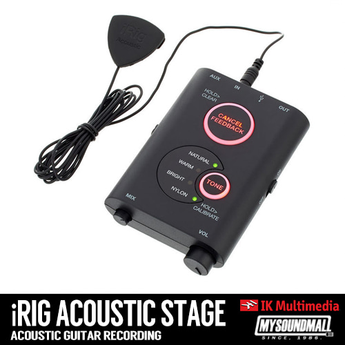 IK Multimedia - iRig Acoustic Stage 기타 레코딩 마이크,레코더,기타녹음,통기타