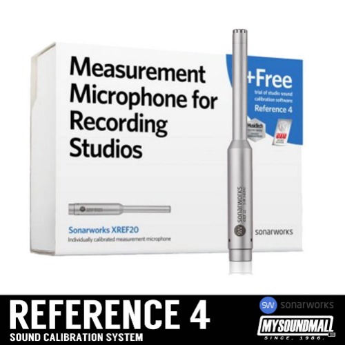 SONARWORKS - REFERENCE 4 STUDIO EDITION (마이크 포함) 소나웍스 측정용 마이크 노이즈 측정