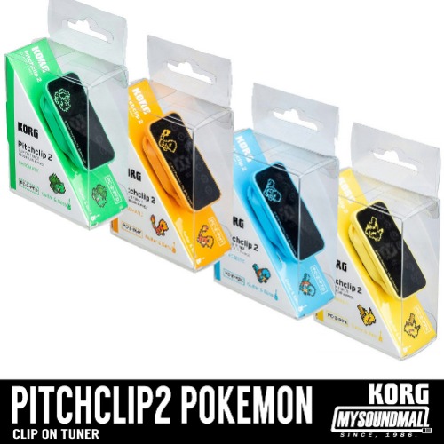 KORG - PITCHCLIP 2 Clip-On Tuner Pokemon Edition