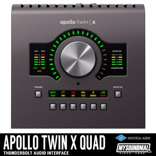 Universal Audio - APOLLO TWIN X QUAD 아폴로 트윈 X 쿼드 오디오인터페이스