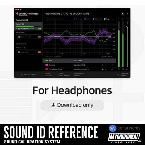 SONARWORKS - SoundID Reference for Headphones (Download 버전)
