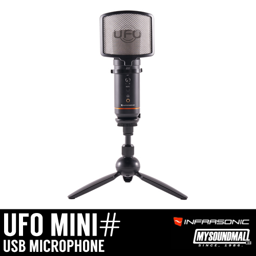 인프라소닉 UFO MINI# 콘덴서 마이크, 유튜브, 인터넷 방송, 핸드폰 태블릿 사용가능 마이크
