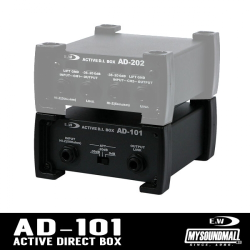 E&amp;W - AD101 ▶이앤더블유,EnW,에이디,1ch,1채널,다이렉트박스,D.I.Box,디아이,박스