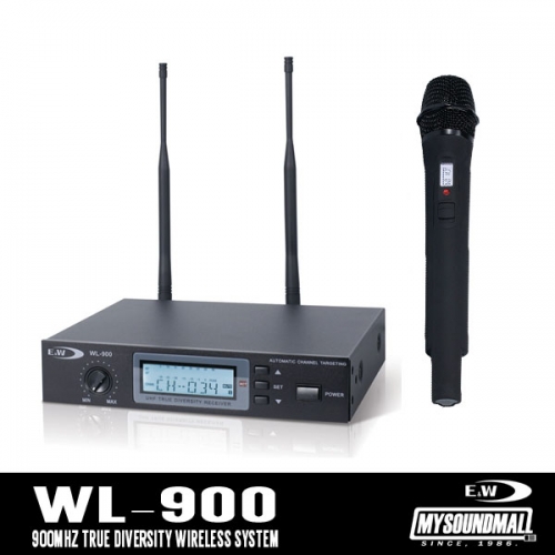 E&amp;W - WL 900 H ▷당일배송,enw,이앤더블유,무선마이크,900mhz,메가헤르쯔,wireless,와이어리스,핸드헬드형,