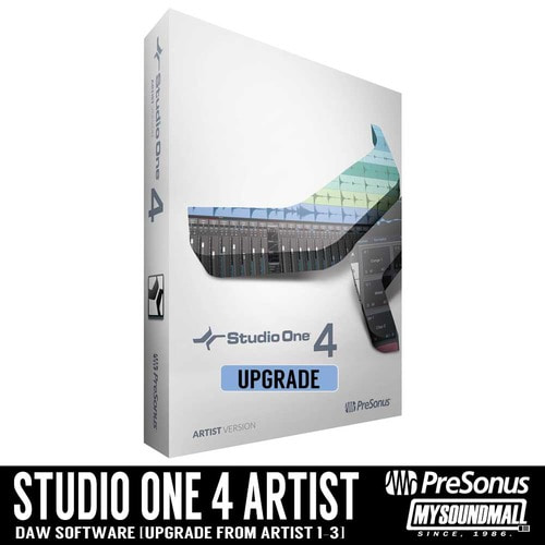 PRESONUS - Studio One 1-3 ARTIST ▶ Studio One 4 Artist (다운로드버전)