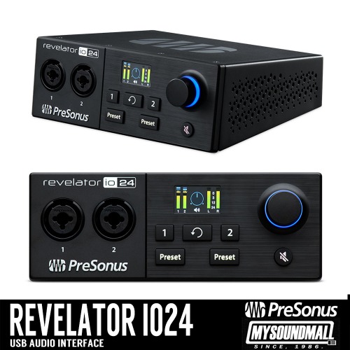 PRESONUS - Revelator io24 프리소너스 오디오 인터페이스 (스트리밍 ,방송용 루프백2개 탑재)